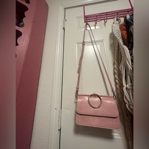 Joy Susan light pink strapped handbag purse